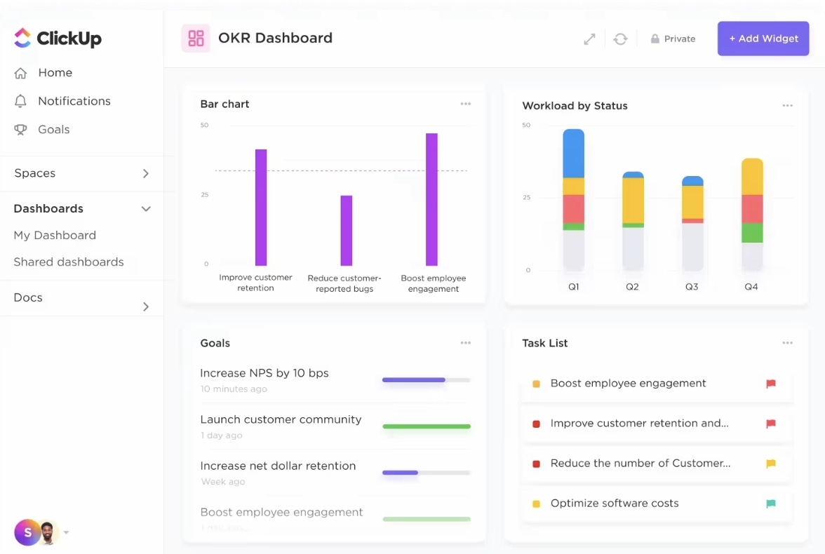 ClickUp project management